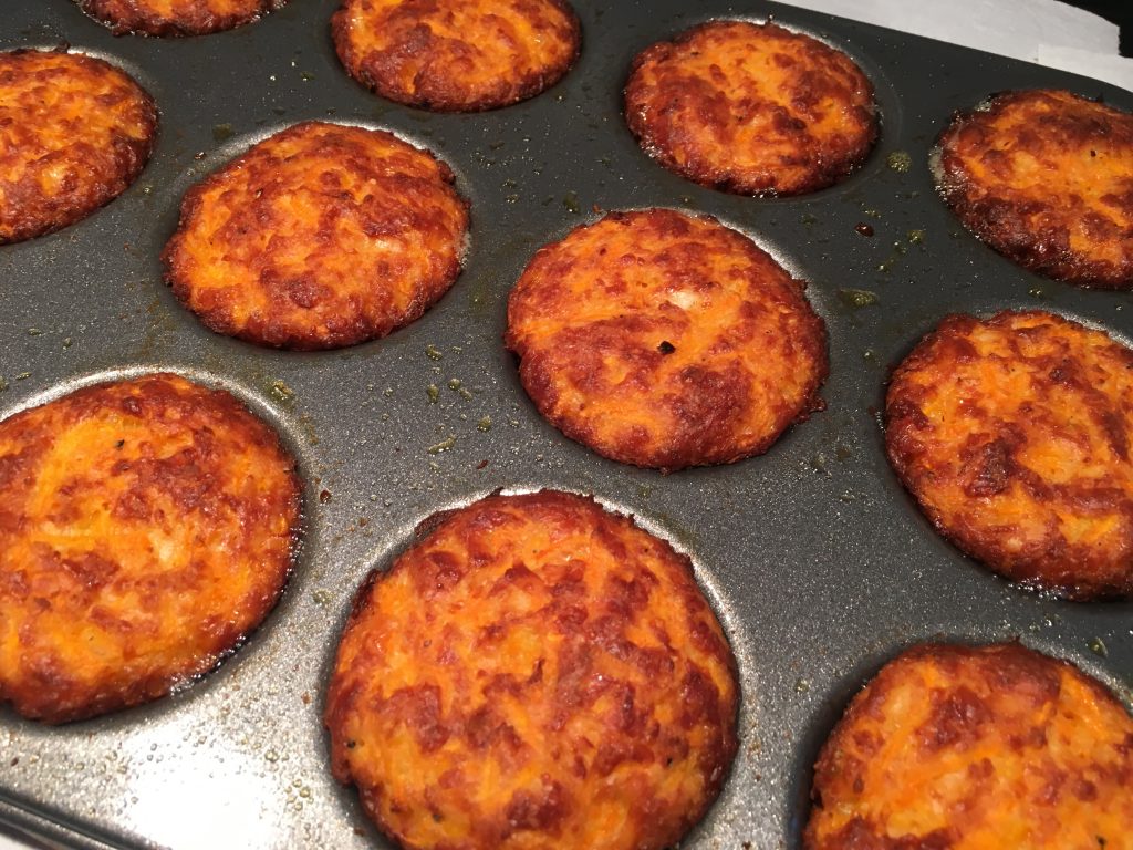 Morots och halloumibiffar