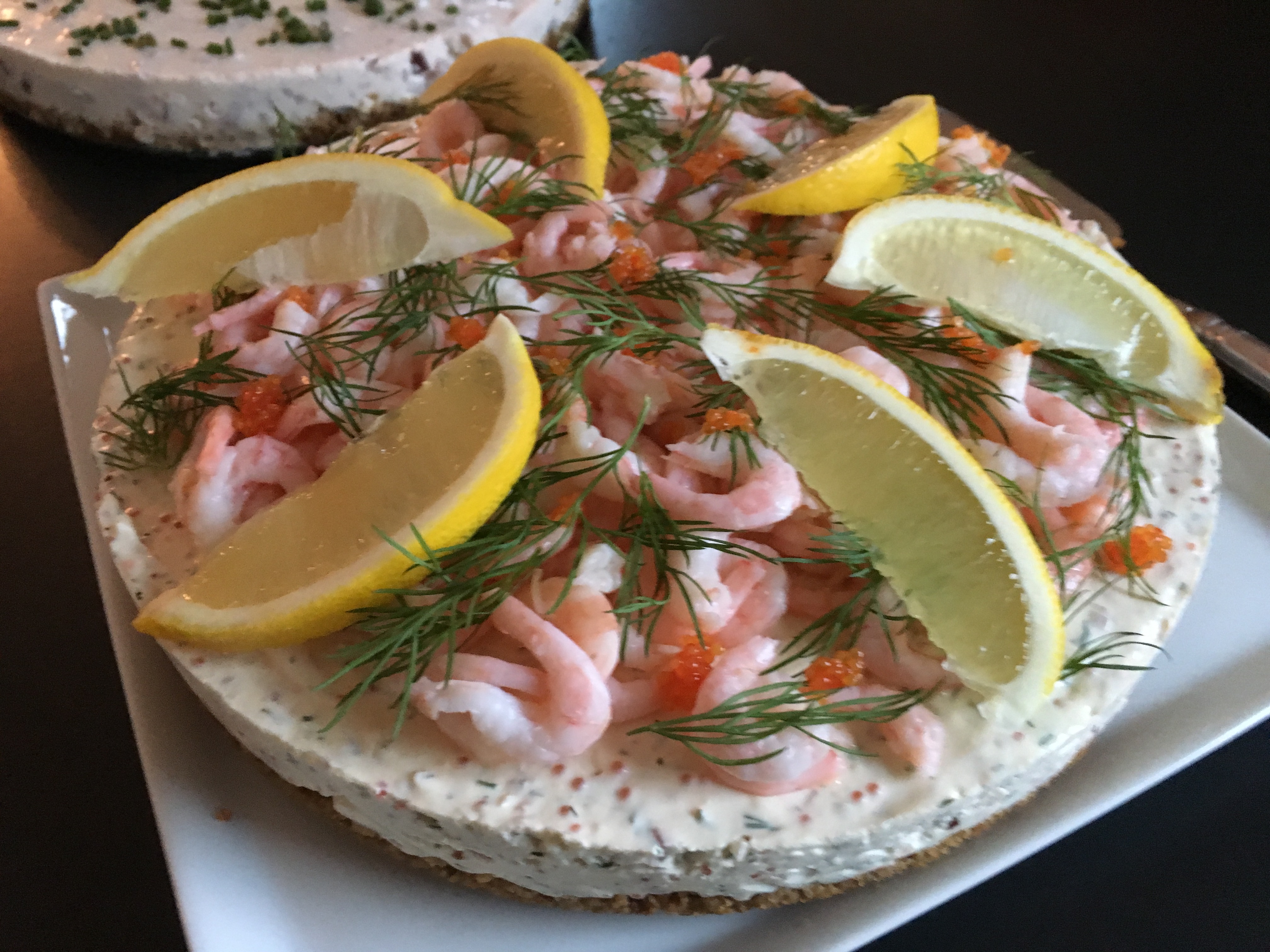 Räkcheesecake